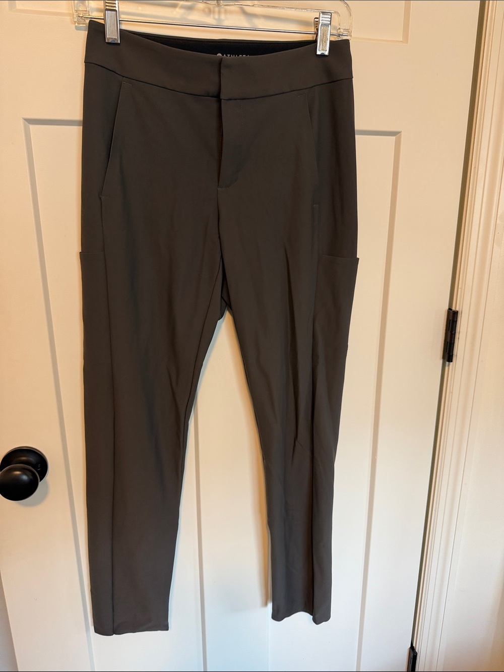 Athleta Women's Olive Straight-Leg Ponte Pants